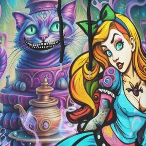 Naughty Alice in Wonderland Hoodie custom designed